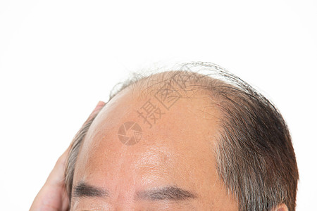 秃头的中年人图片素材
