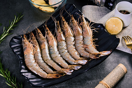 海鲜水产食物大虾龙虾图片