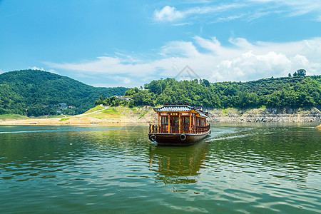 安康瀛湖背景图片