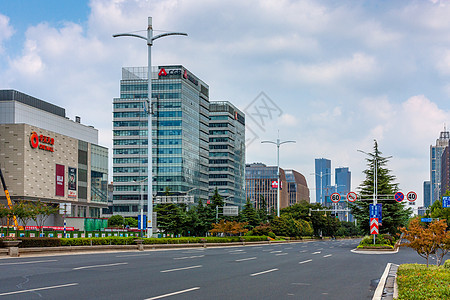 南京河西CBD道路图片