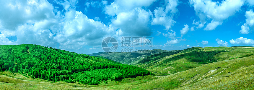 内蒙古大青山脉秋季景观图片