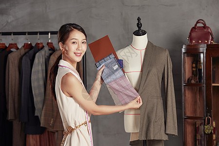 服装设计工作台特写高清图片下载 正版图片 摄图网