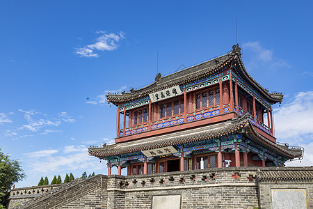 秦皇岛山海关古城背景