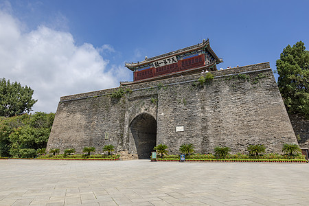 秦皇岛山海关古城背景