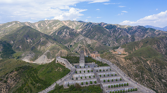 忻州山西雁门关风光背景