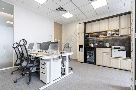 厨房空间设计众创空间小办公室展示背景