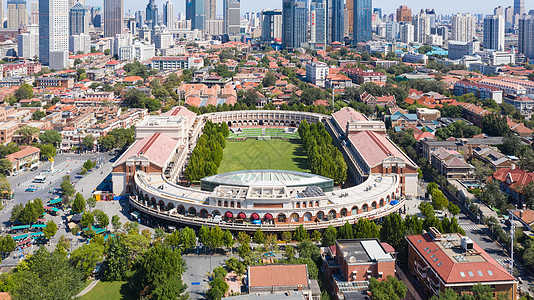 天津五大道天津老城区五大道风光背景