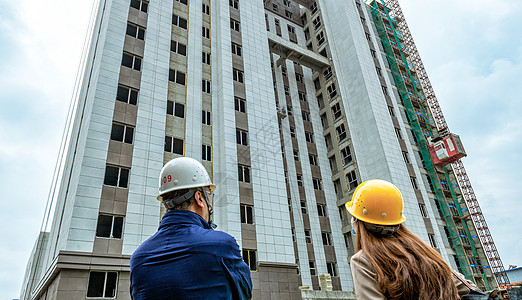 内蒙古高层建筑工地外景图片