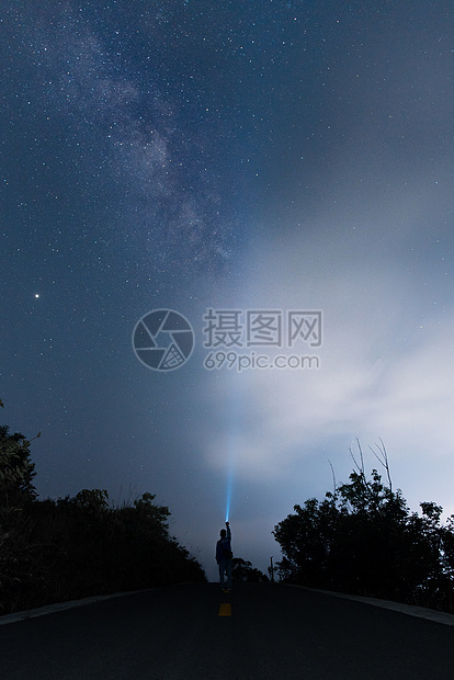 星空人物摄影图片图片