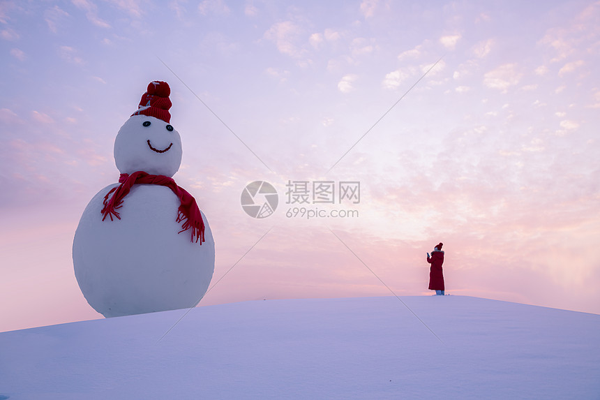 吉林冬天雪松风光图片