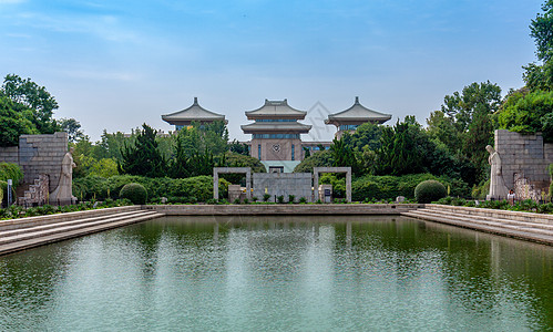 军事教育南京雨花台烈士陵园背景