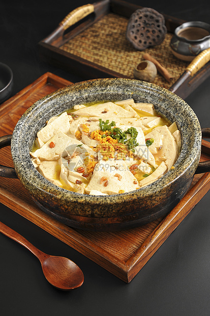 石锅豆腐   美食摄影图片