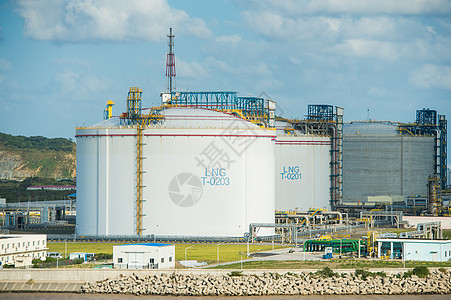 石油公司燃气石油生产基地背景