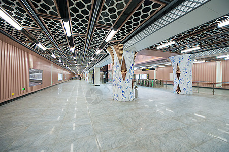 上海地铁导屏上海地铁蟠龙路站背景