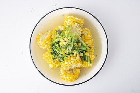 碗里的玉米浓汤背景