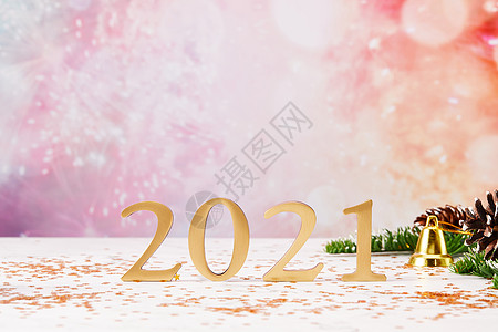 新年2021创意背景背景图片