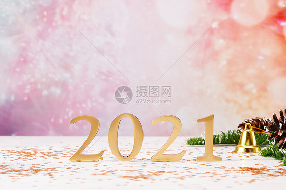 新年2021创意背景图片