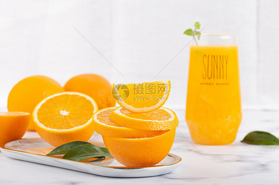 横版拍摄橙子图片