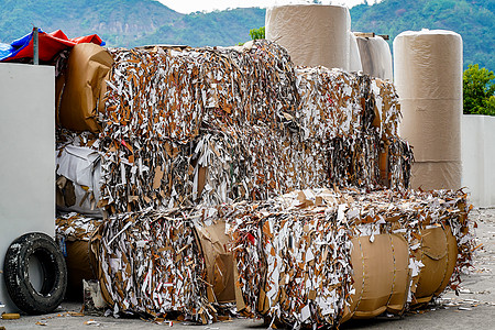 纸环保废纸废品回收背景