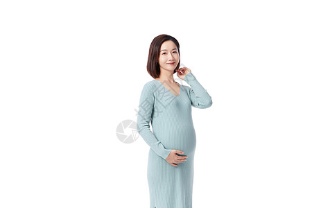 中年孕妇形象展示高清图片
