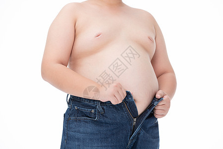 男孩穿不上牛仔裤肥胖的小孩图片