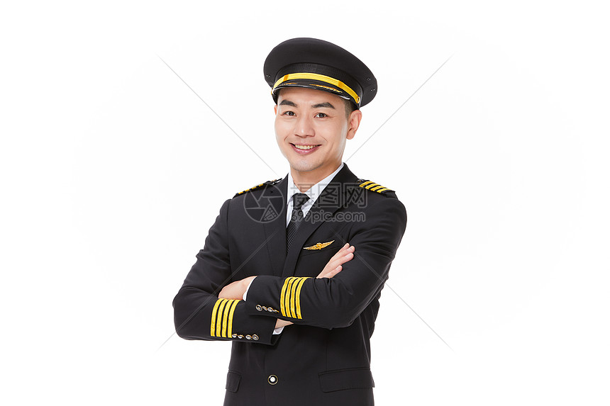 做手势的飞行员形象高清图片下载-正版图片501685232-摄图网