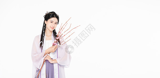 背景banner古装汉服美女banner背景