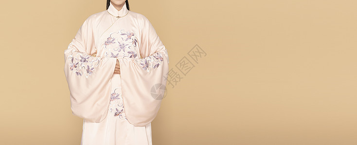 背景banner古风汉服美女banner背景