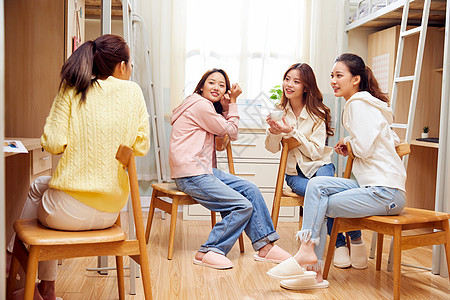 厦大学生宿舍女学生宿舍聊天背景