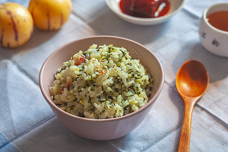 麻油菜饭图片