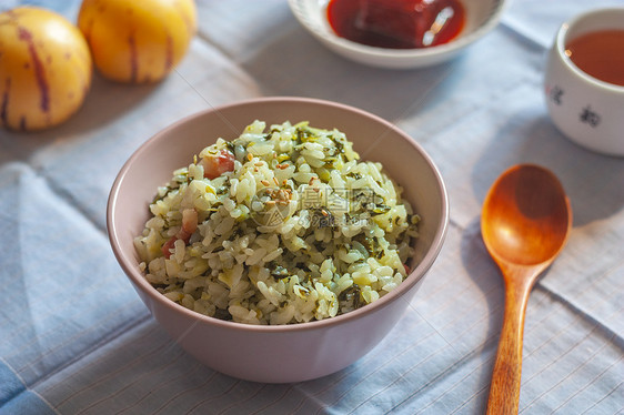 麻油菜饭图片