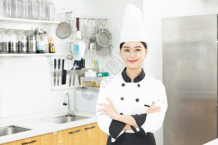女性烘焙师形象高清图片