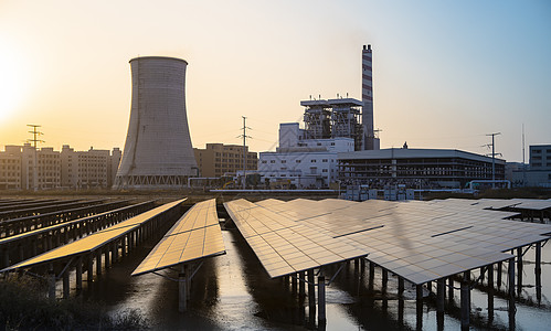 太阳能新能源瑞安市西湾光伏发电站背景