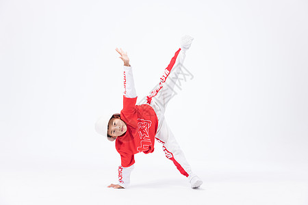儿童武术培训街舞儿童展示breaking技巧地板舞背景