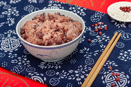 赤豆糯米饭红豆糯米饭高清图片