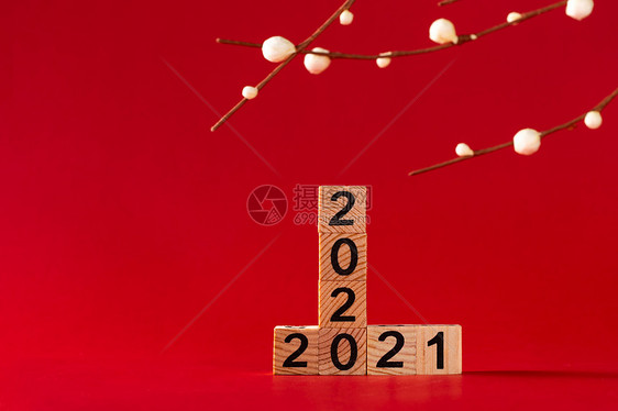 2021元旦新年创意微距图片