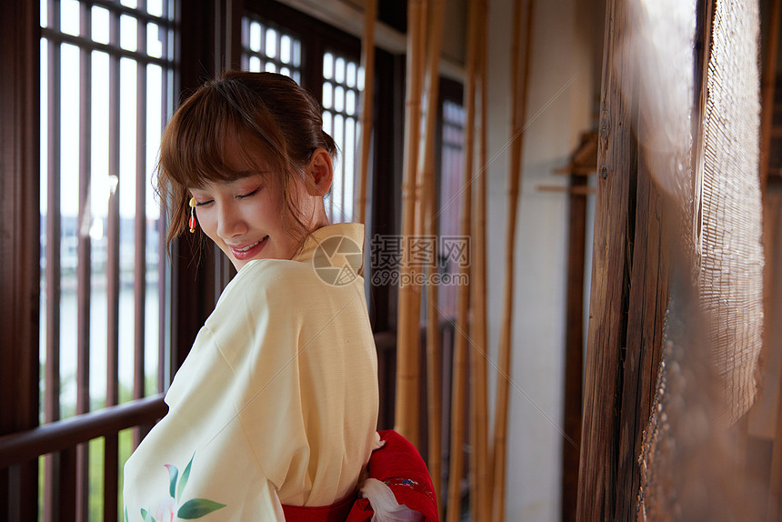 日系和服美女写真高清图片下载 正版图片 摄图网