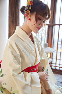 日系和服美女写真图片