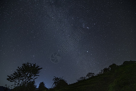 银河星空摄影图片图片