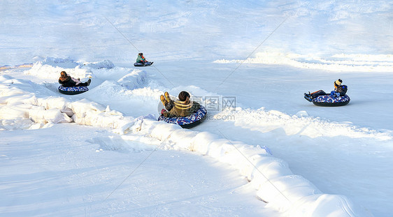 呼和浩特赛马场滑雪场游玩景观图片