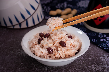 红豆糯米饭赤豆糯米饭背景