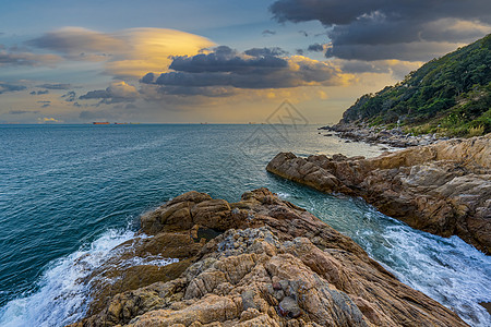 深圳溪涌海边高清图片