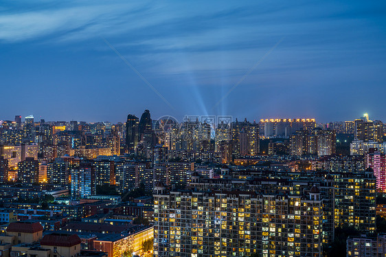 夜景北京城市建筑图片