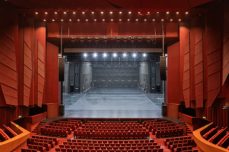歌剧院环境剧院座椅大舞台高清图片