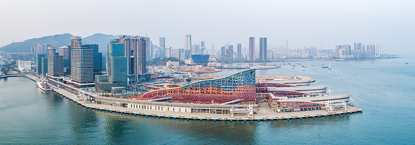 蛇口码头太子湾邮轮母港背景