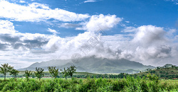 内蒙古山村夏季景观图片