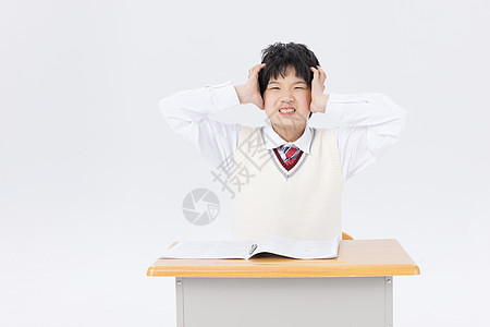 学习烦恼图片