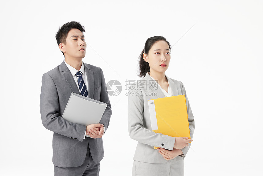 职场男女排队等待面试高清图片下载 正版图片 摄图网