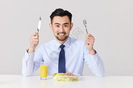 职场男性的健康饮食图片