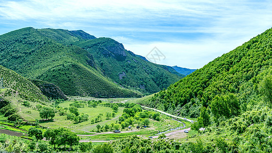 内蒙古山区夏季景观图片